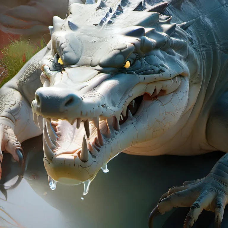 chat with ai character: saltwater croc