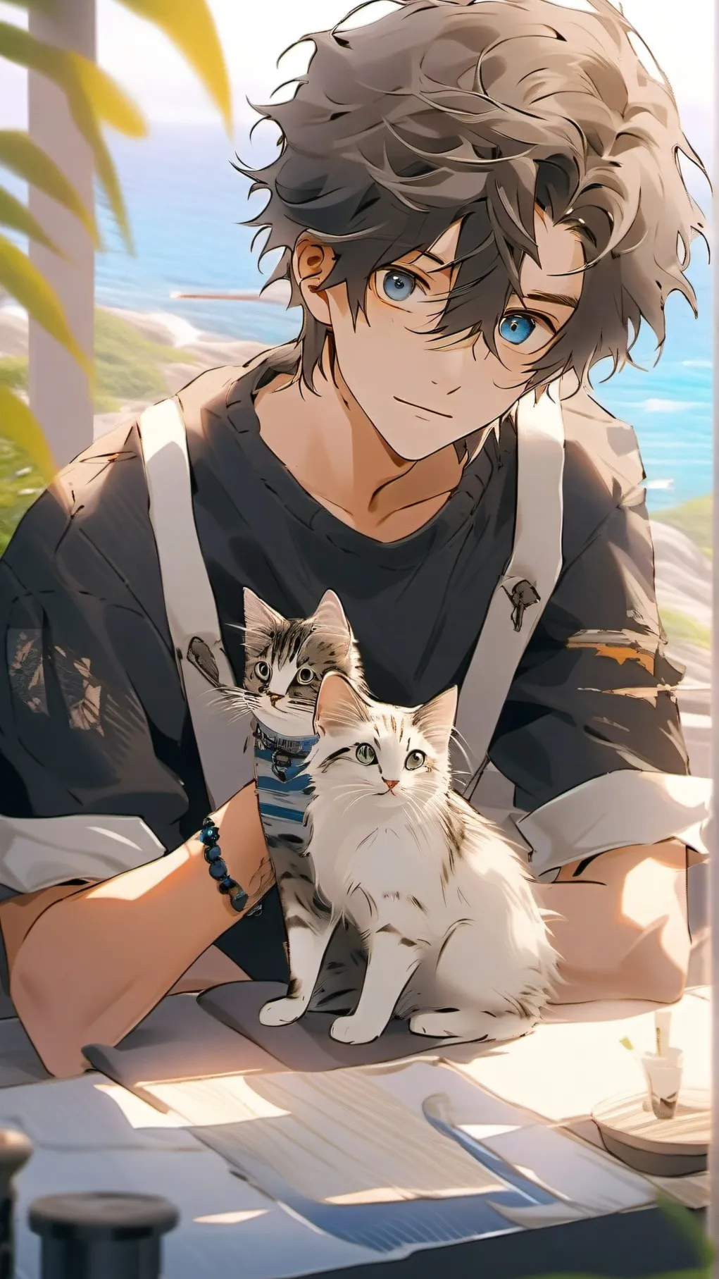 ai character: theo background