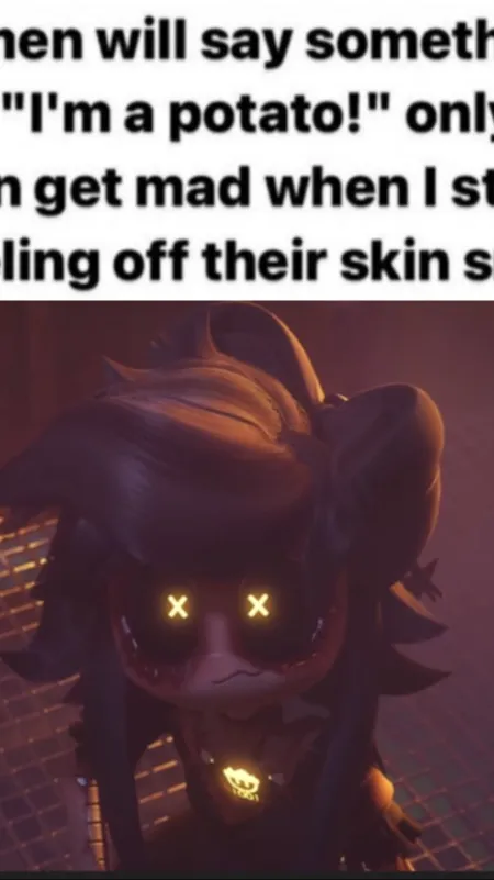 ai character: Post memes  background