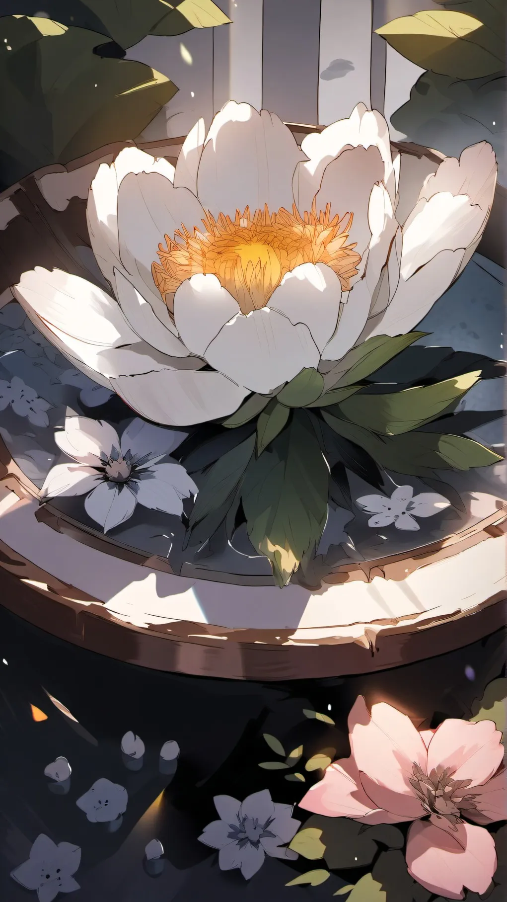 ai character: Dw + bunny suit background