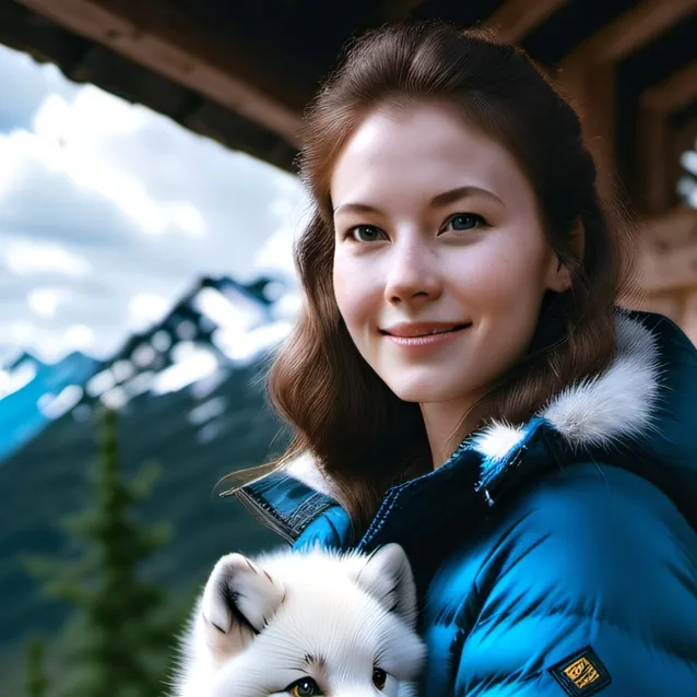 chat with ai character: Cathene and a cub