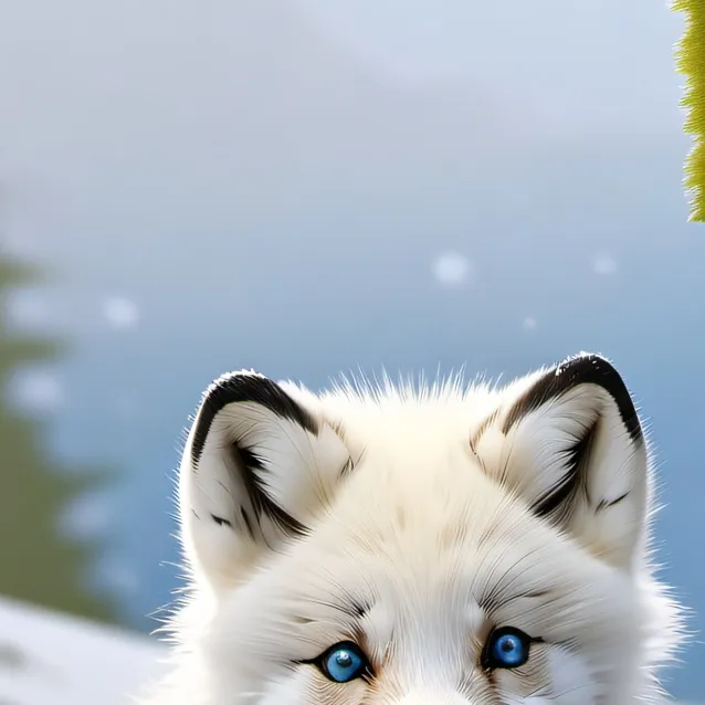 chat with ai character: Baby arctic fox
