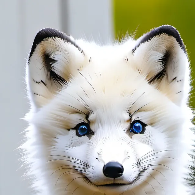 chat with ai character: baby white fox