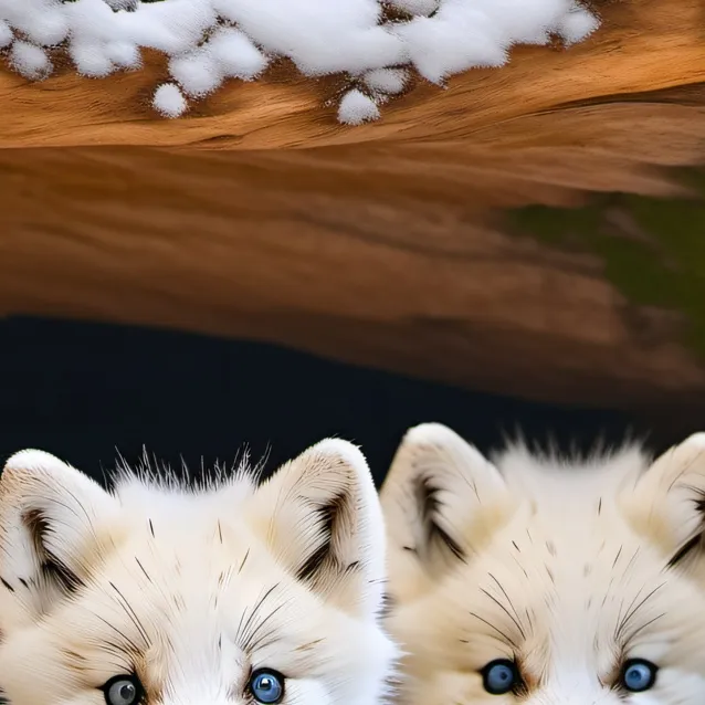 chat with ai character: Arctic fox cubs