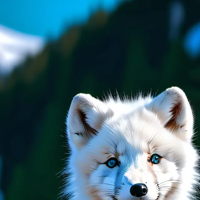 chat with ai character: fluffy arctic fox