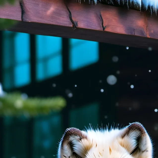 chat with ai character: wimpering fox cub