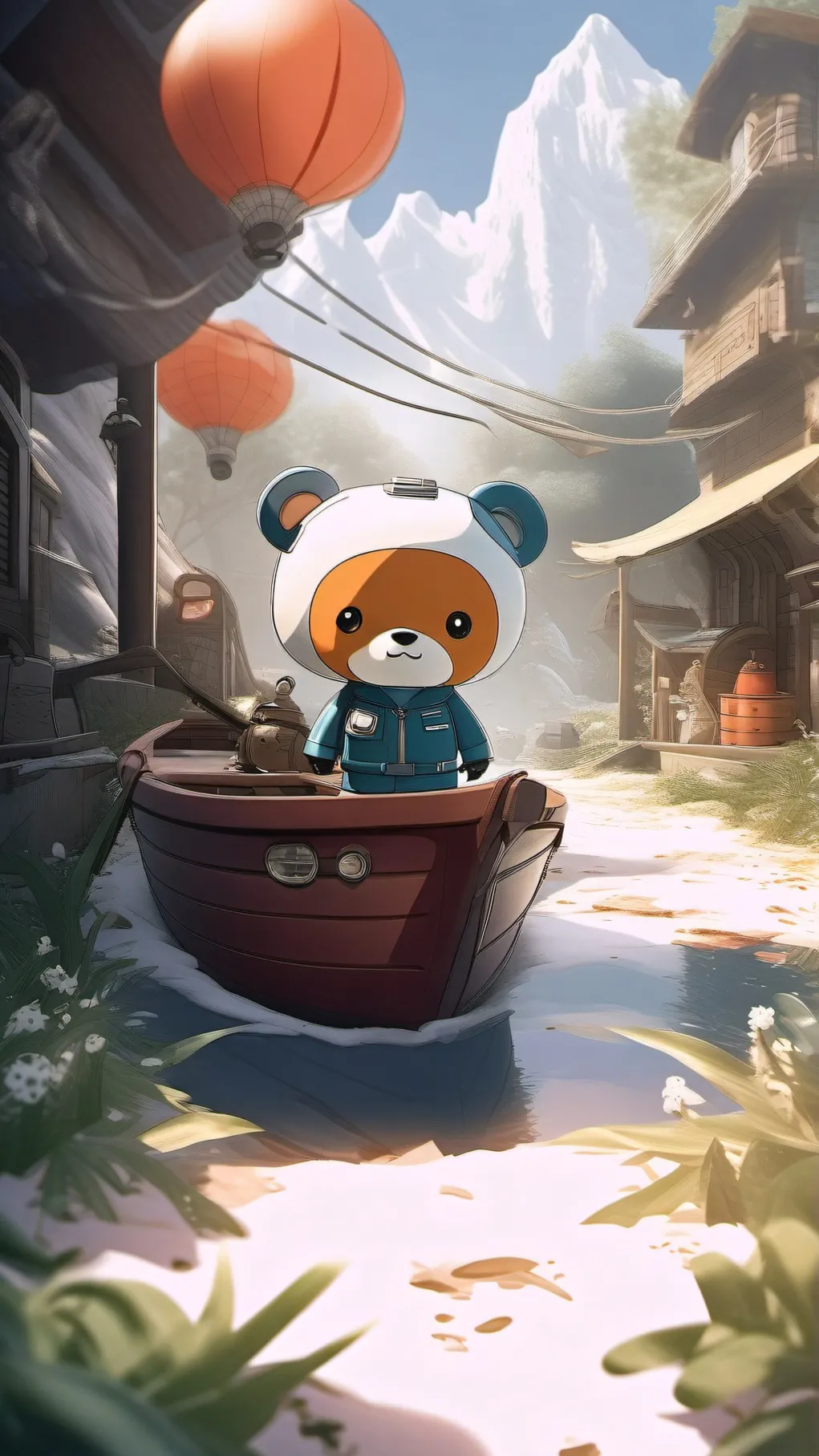 ai character: octonauts skydive background