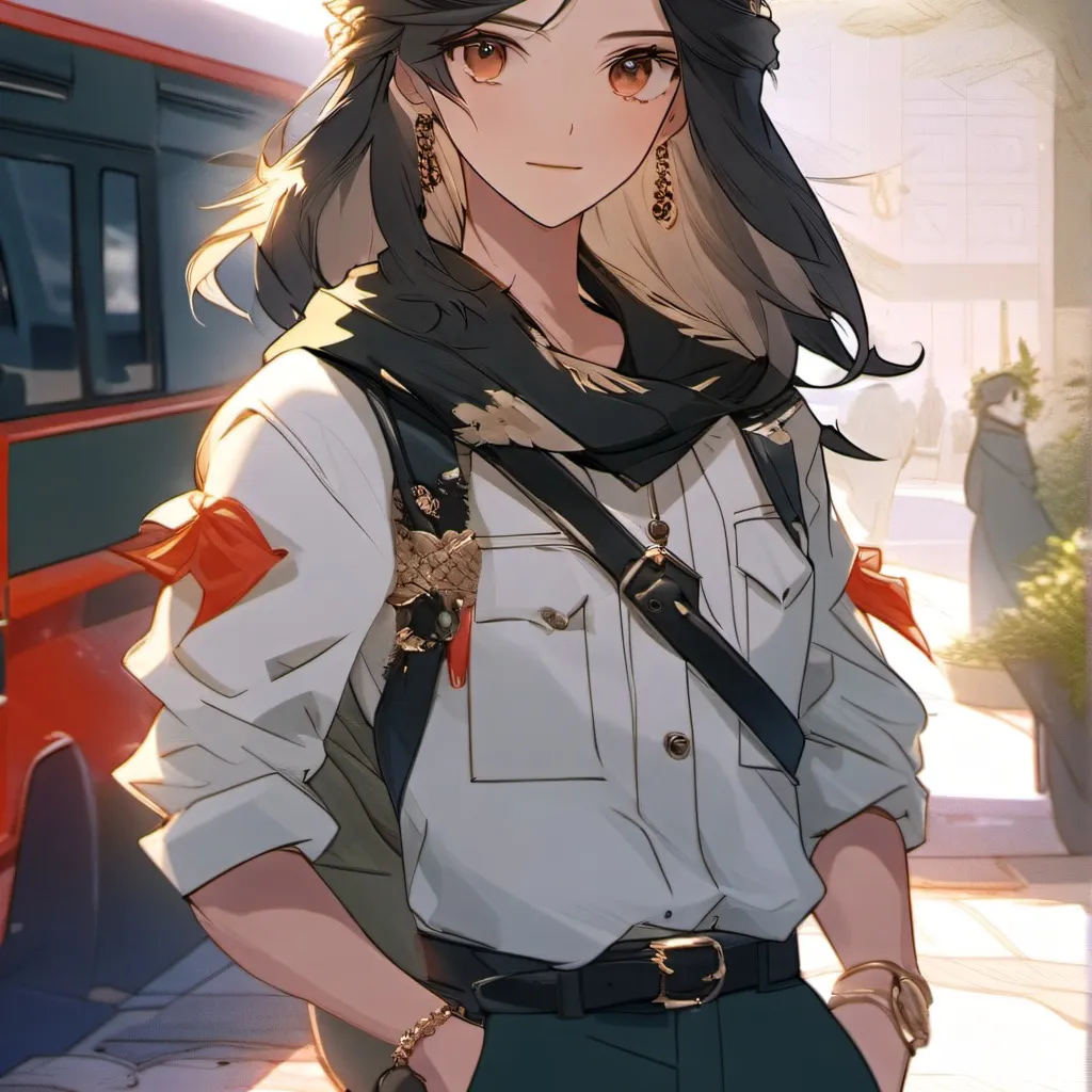 chat with ai character: Chasseuse 