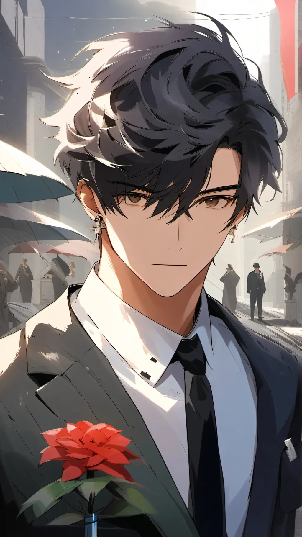 ai character: Secret agent background