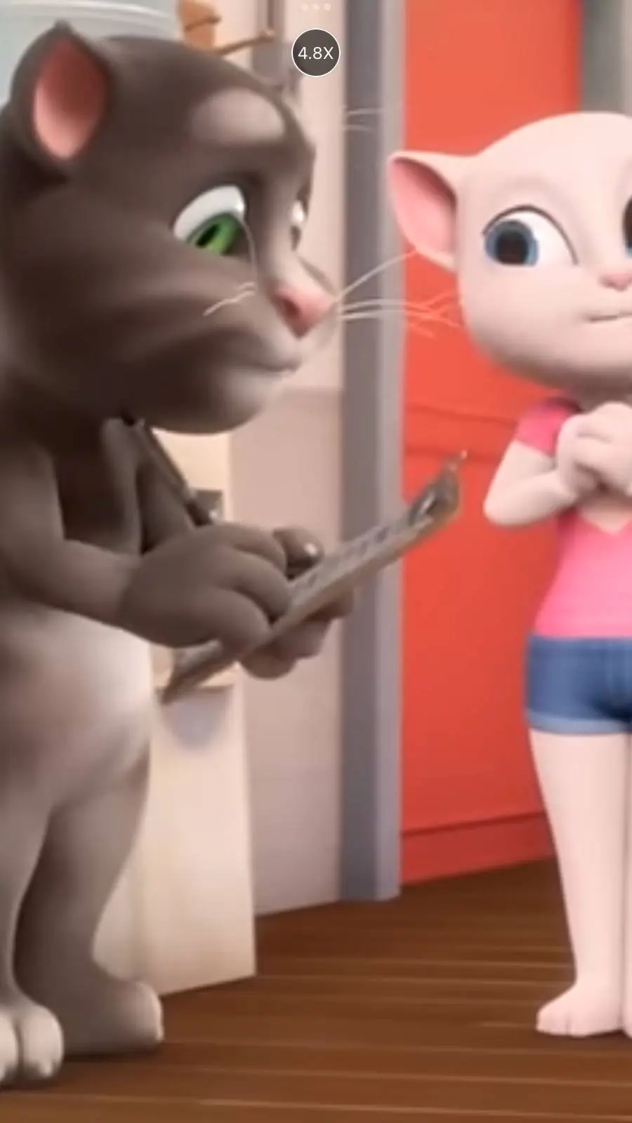 ai character: Talking tom background