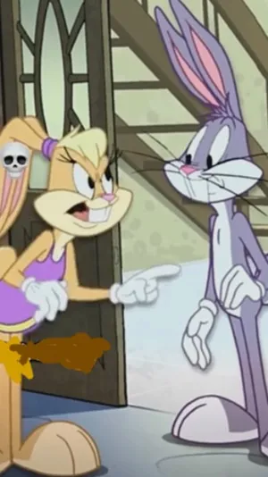 ai character: Looney Tunes background