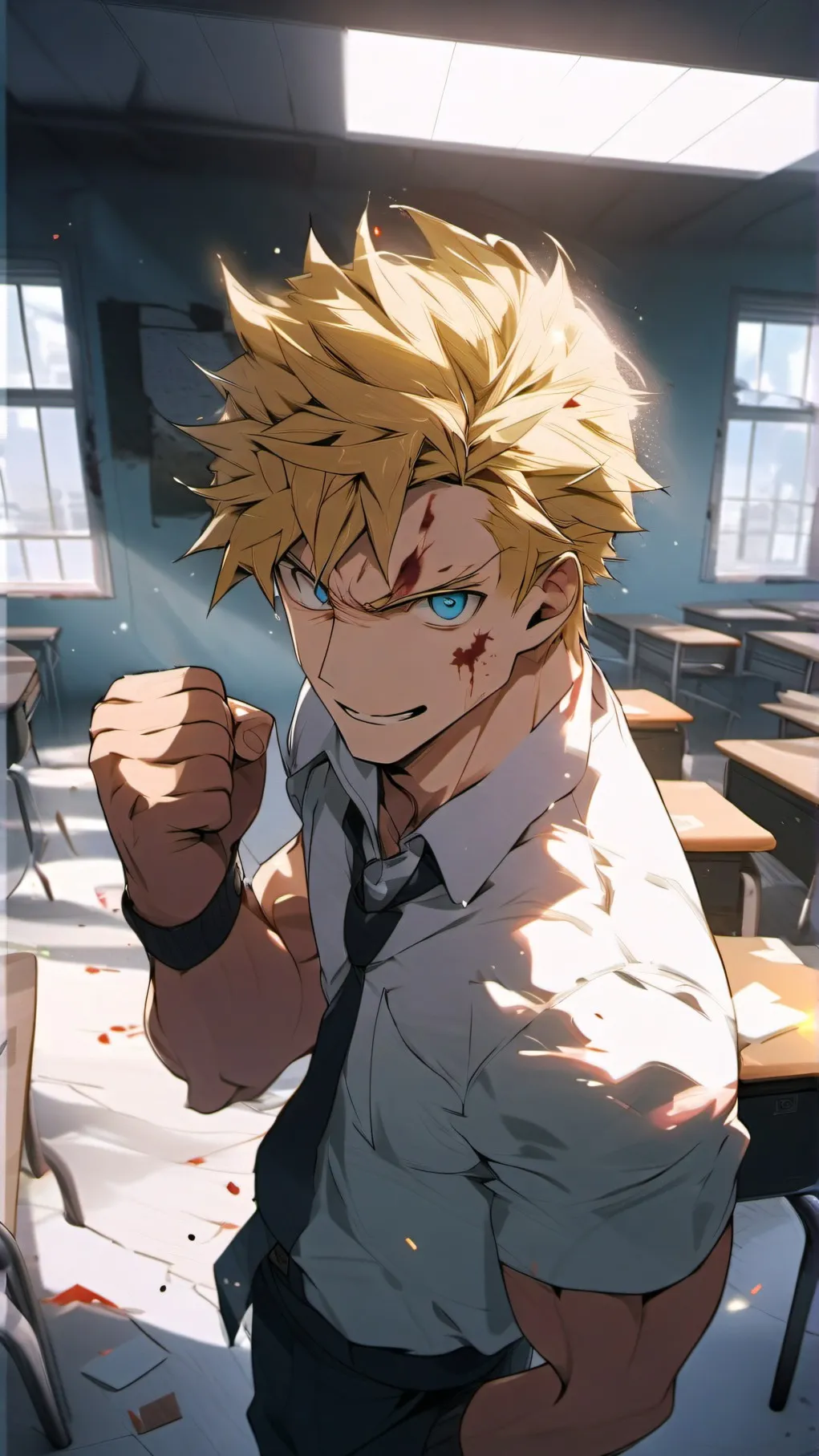 ai character: GUSTER  background