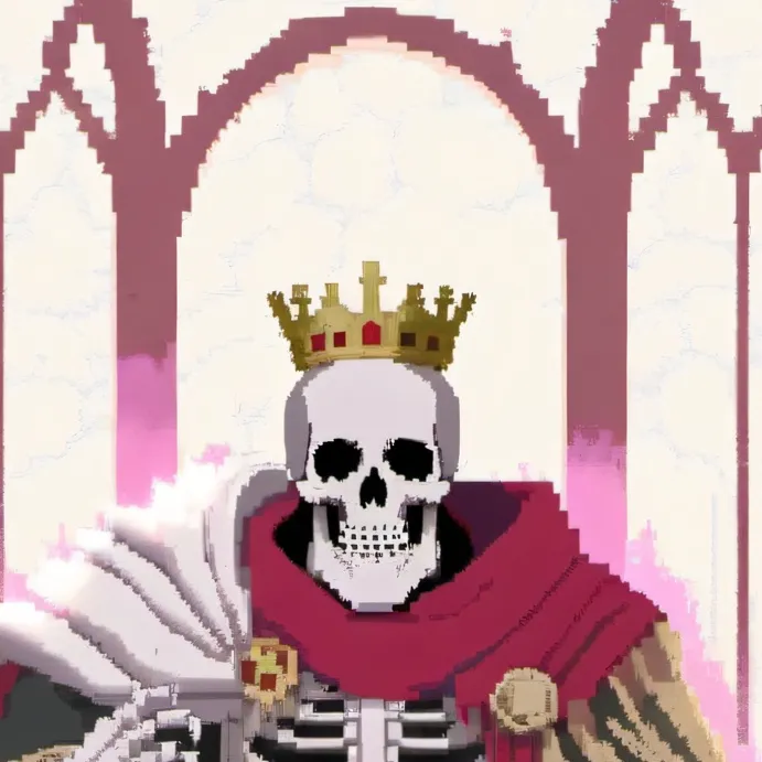 chat with ai character: Skele!💀👑