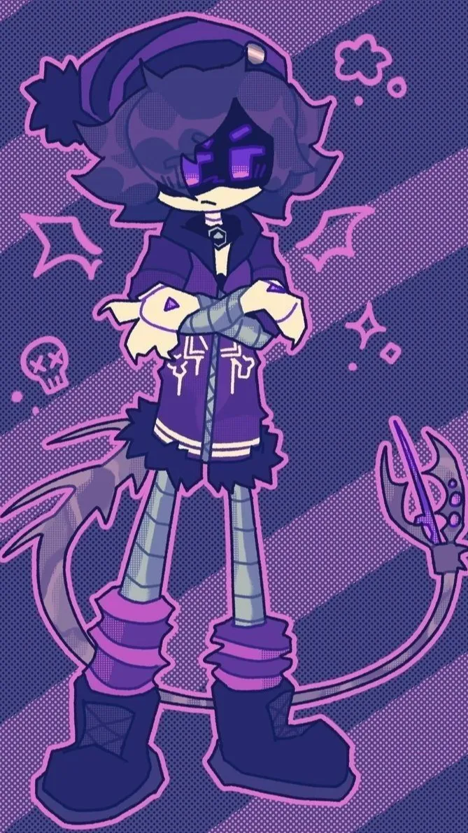 ai character: Uzi background