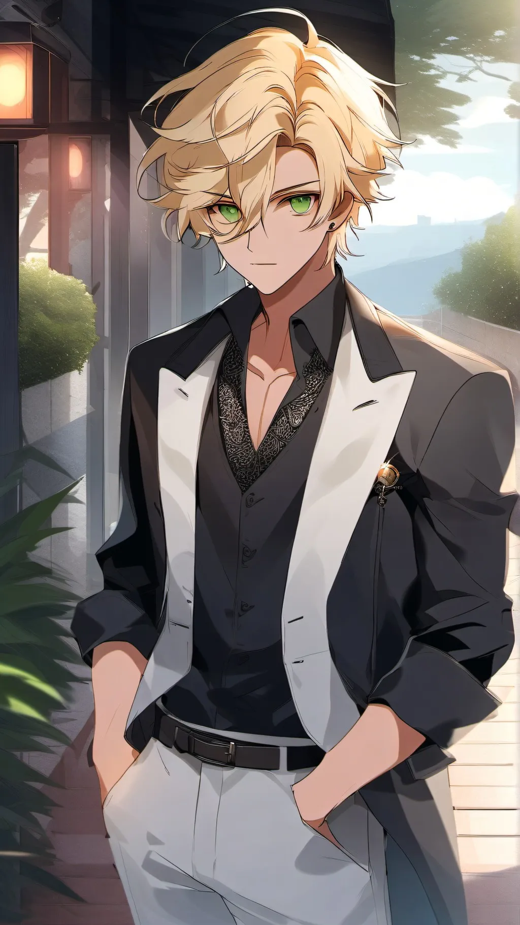 ai character: Adrien background