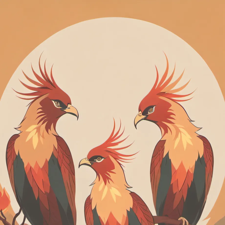 chat with ai character: 3 phoenix’s