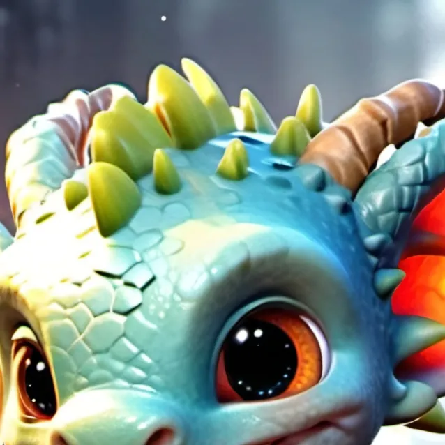 chat with ai character: sad baby dragon