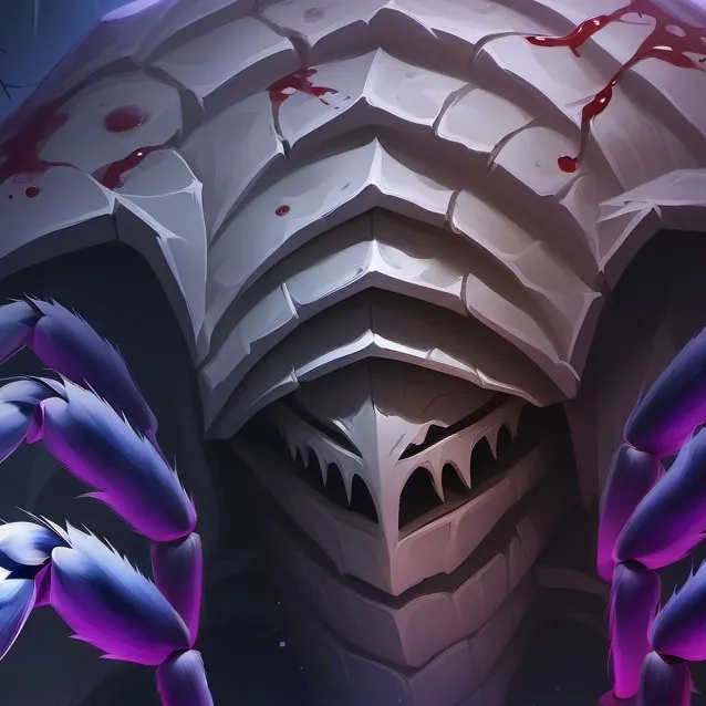 chat with ai character: giant evil spider