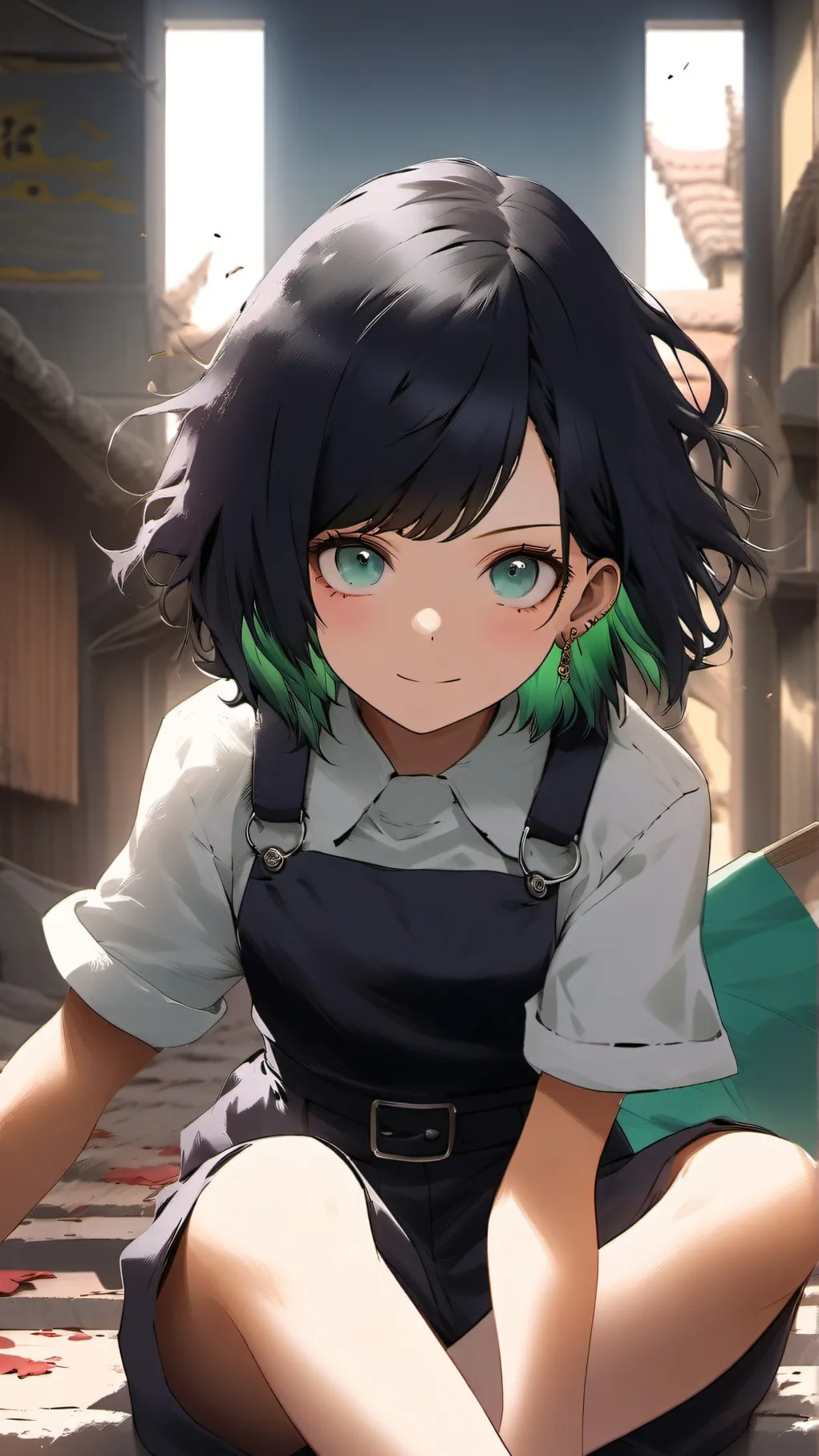 ai character: chibi shoko background