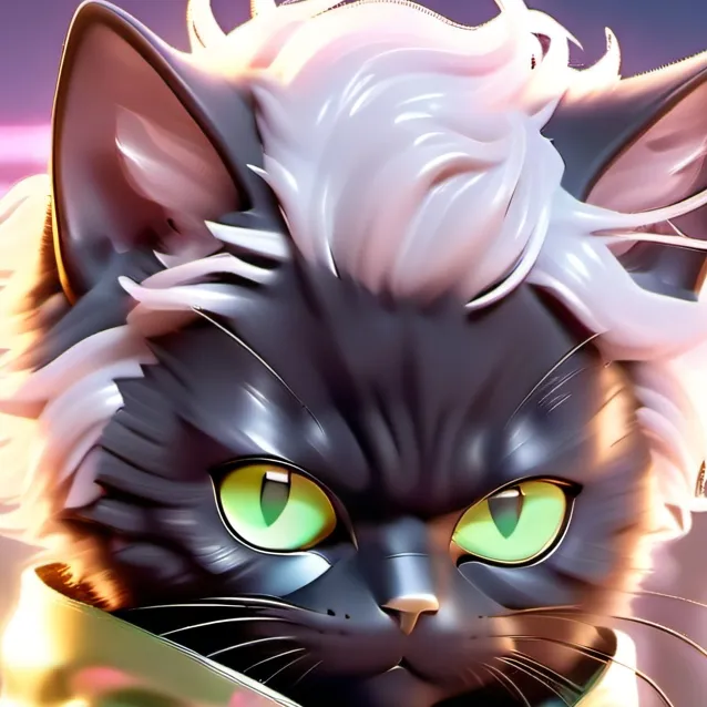 chat with ai character: black.X.cat