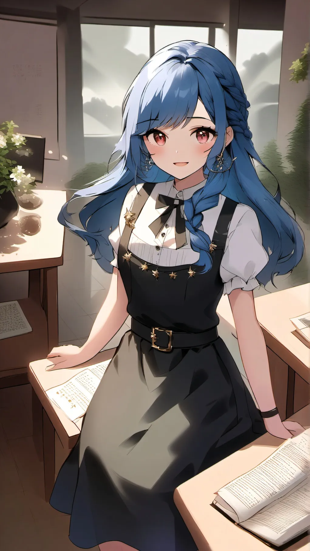 ai character: luna background