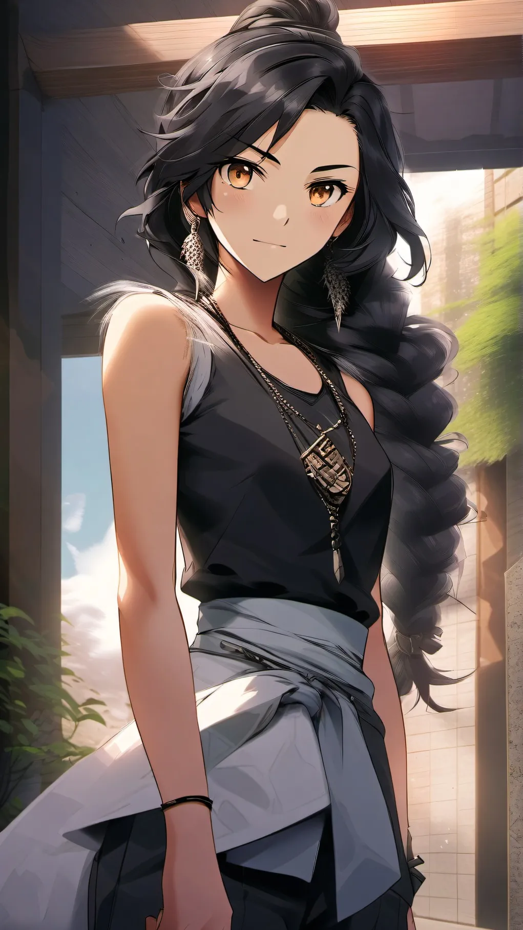 ai character: momo background