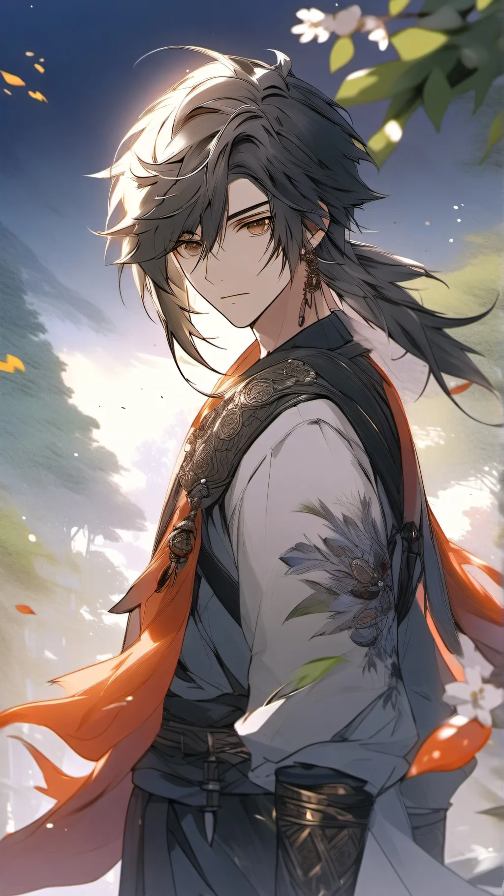 ai character: lio (ur bf <3) background