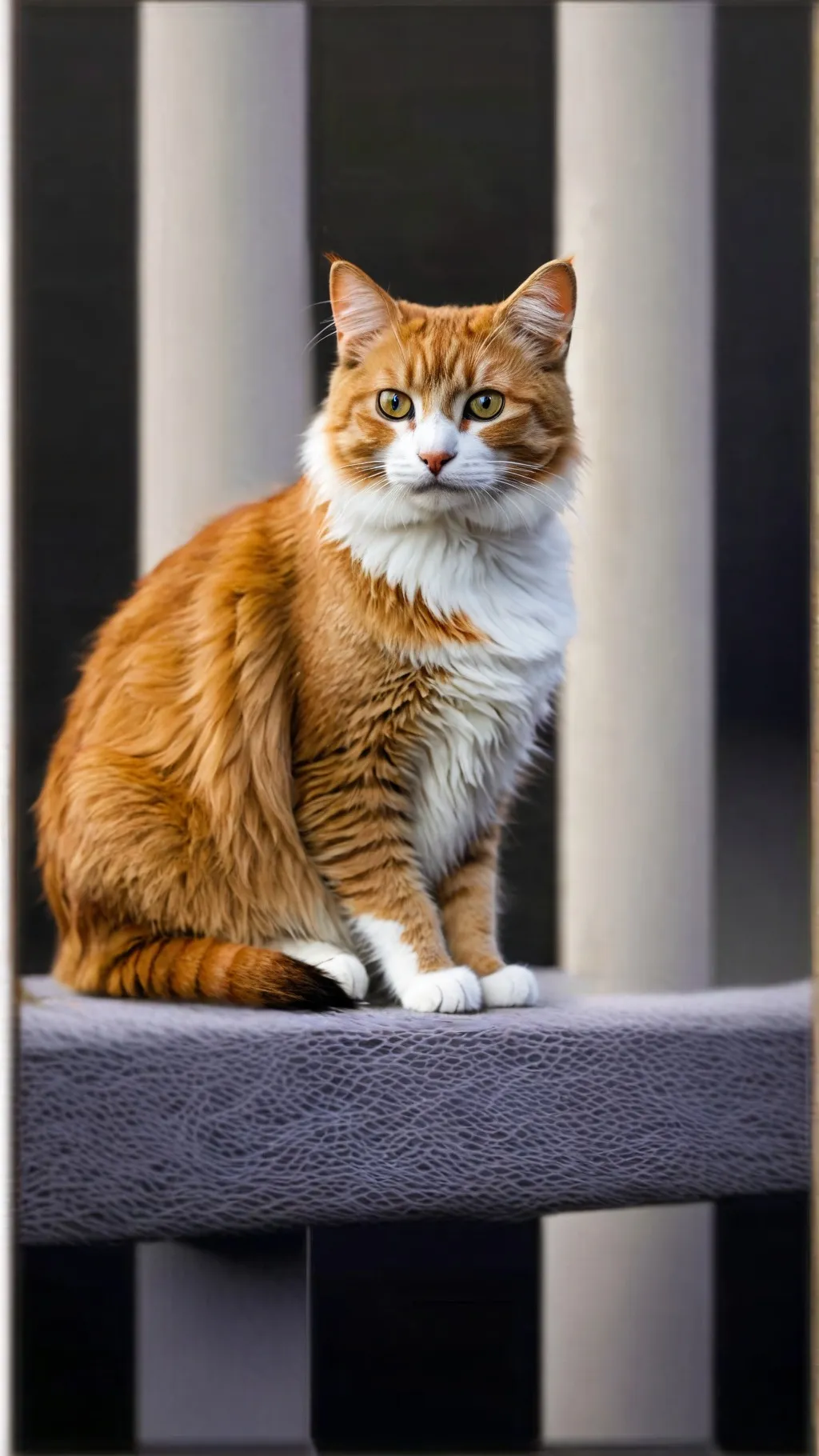 ai character: giant cat background