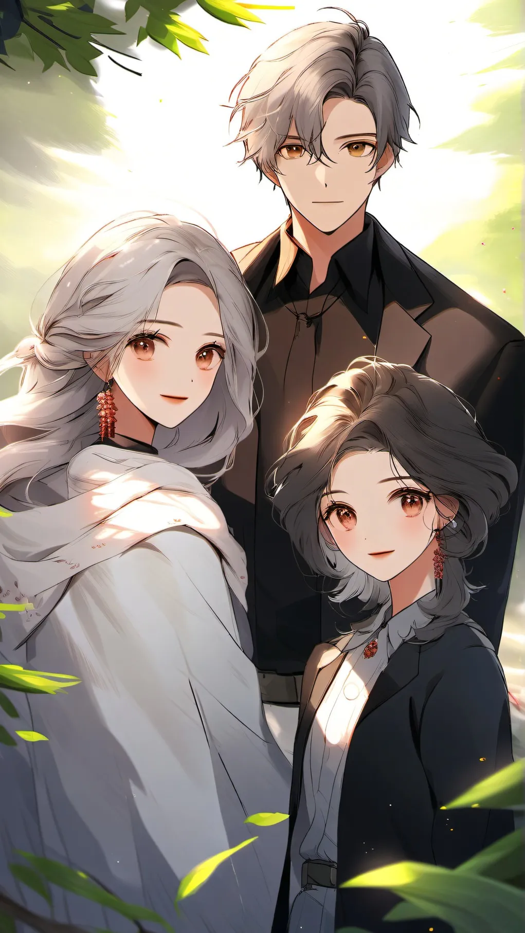 ai character: "perfect family" background