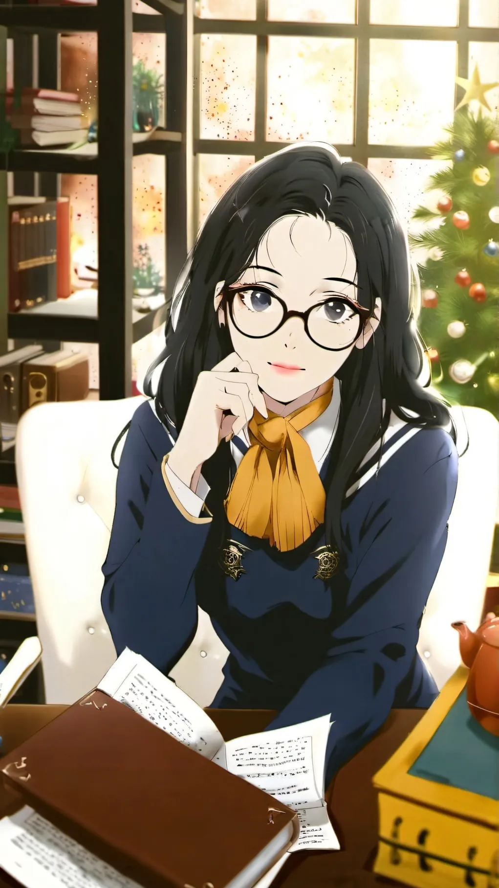 ai character: Luna background