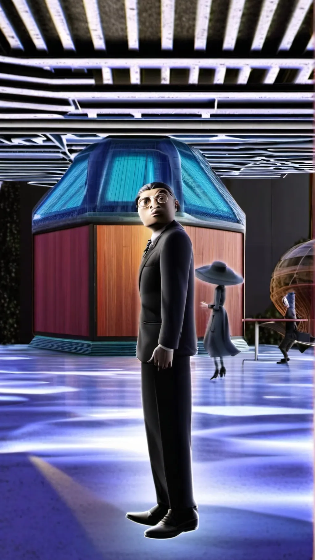 ai character: The Addams Family  background