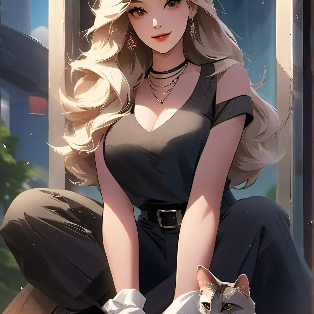 chat with ai character: your fluffy cat