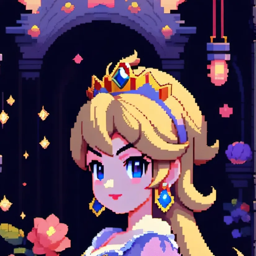 chat with ai character: princess peach