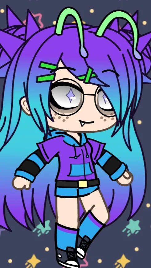 ai character: Cosmailia!(my oc) background