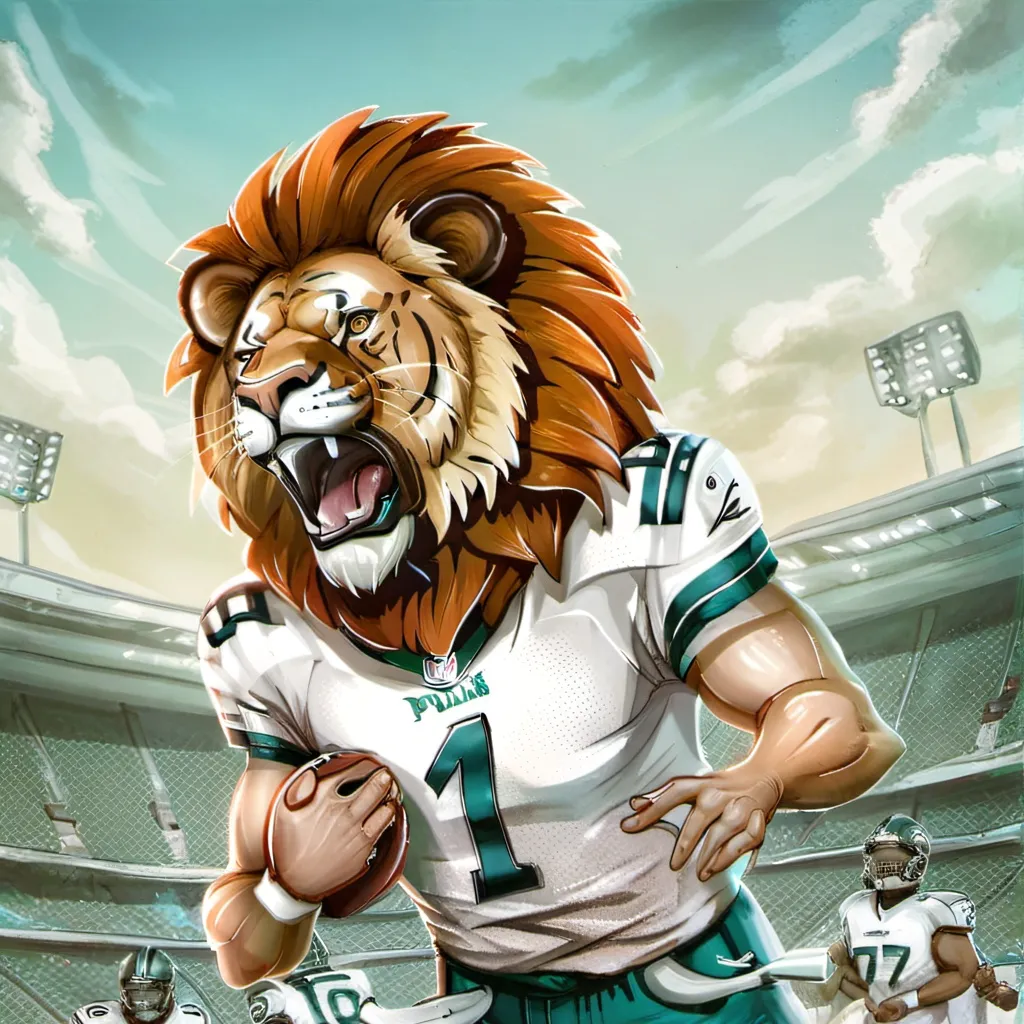 chat with ai character: NFL mascot