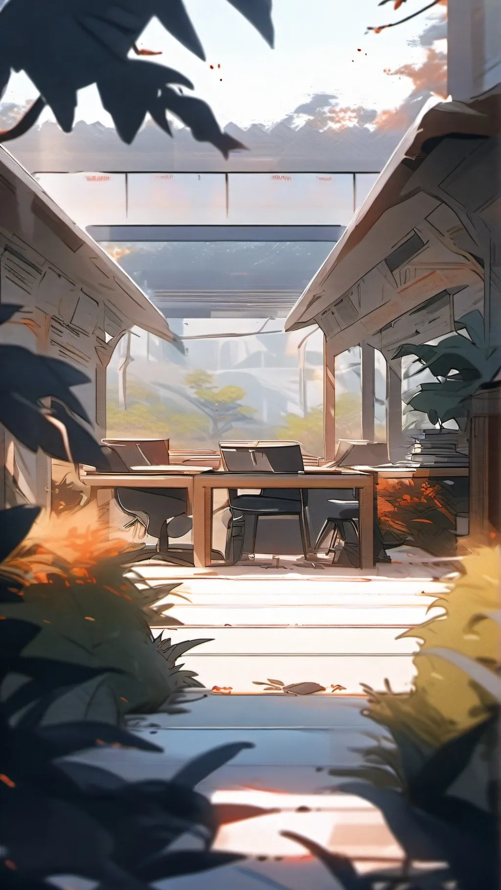 ai character: school background