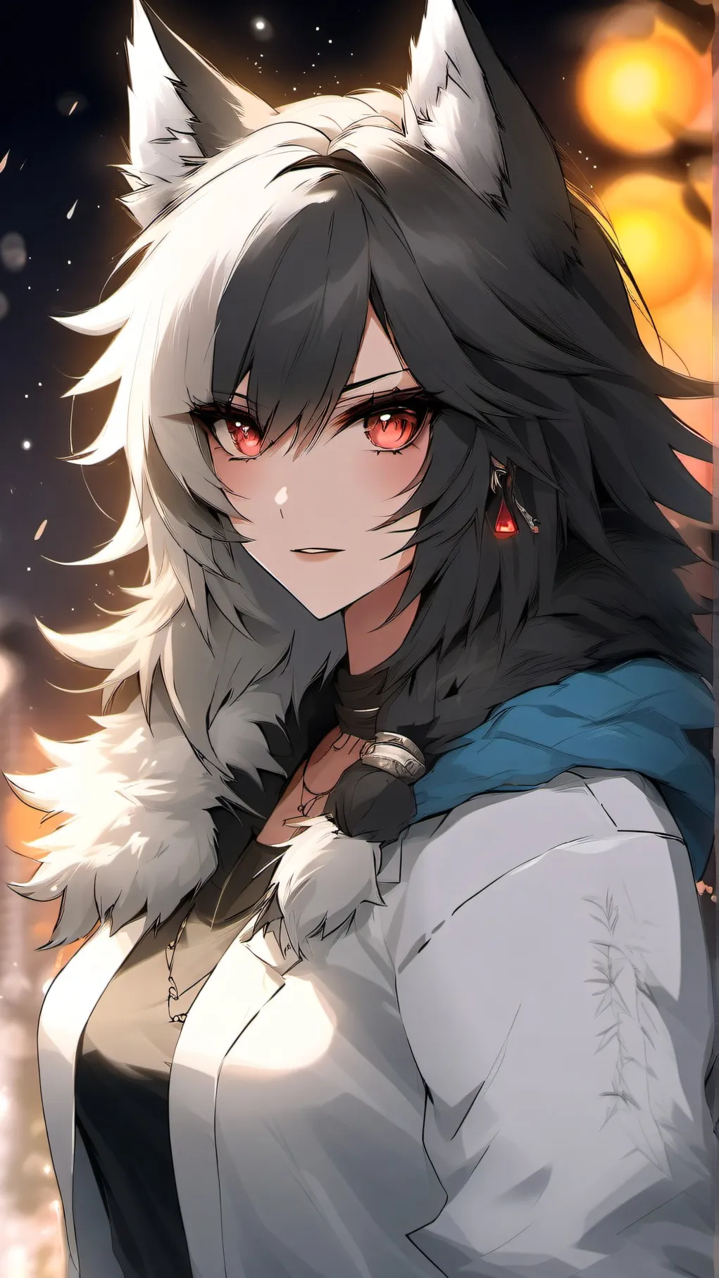 ai character: Old Omega Werewolf background