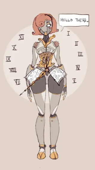 ai character: Robot Maid background