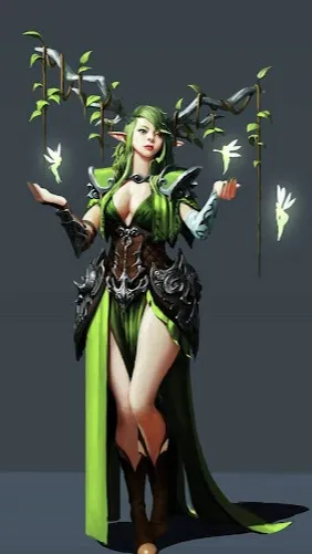 ai character: Forest Elf background