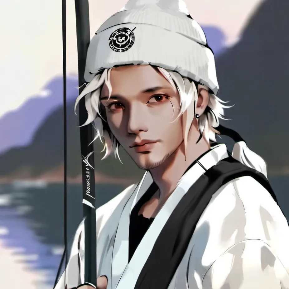 chat with ai character: black pencil boy