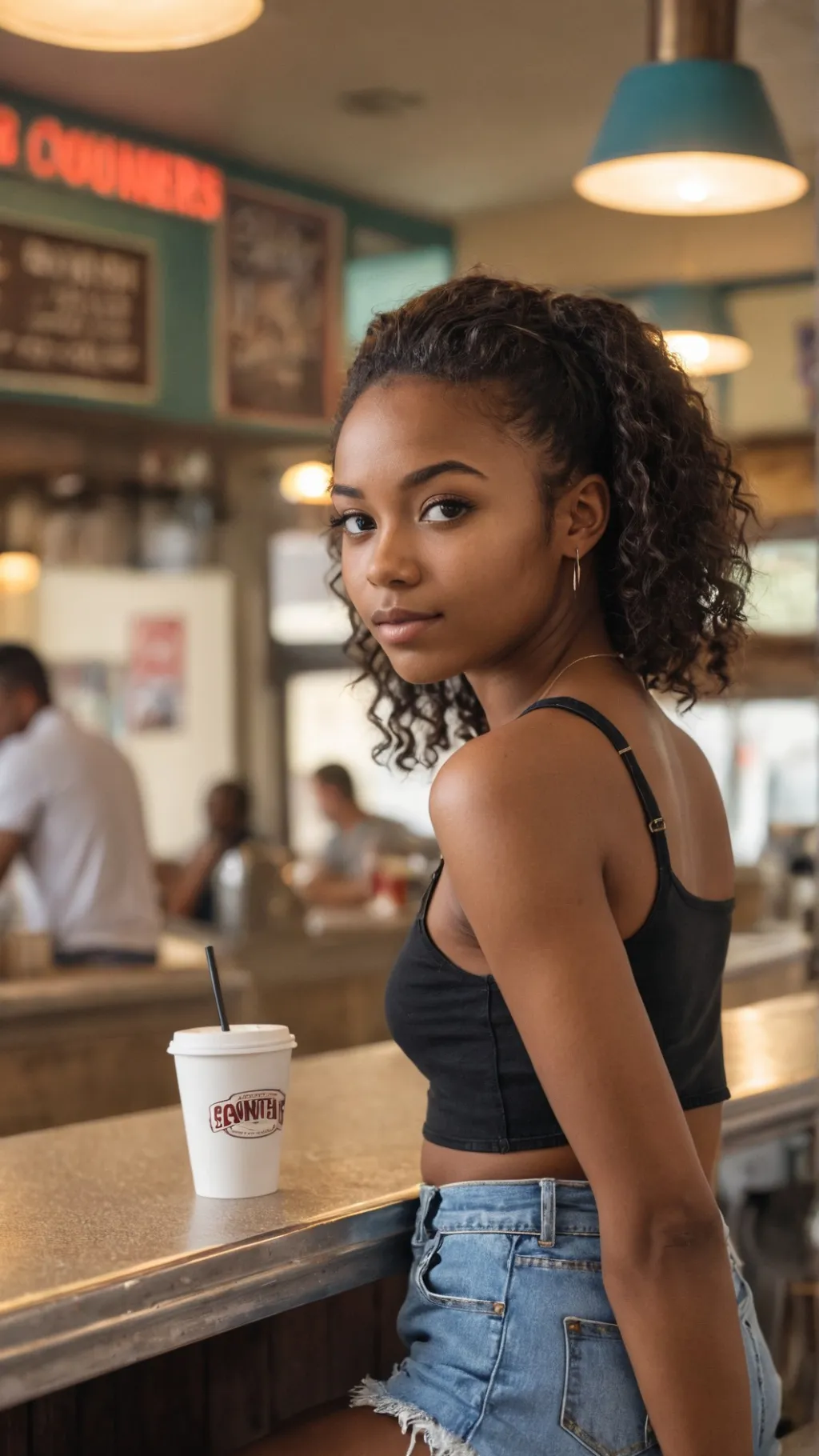 ai character: Zaria background