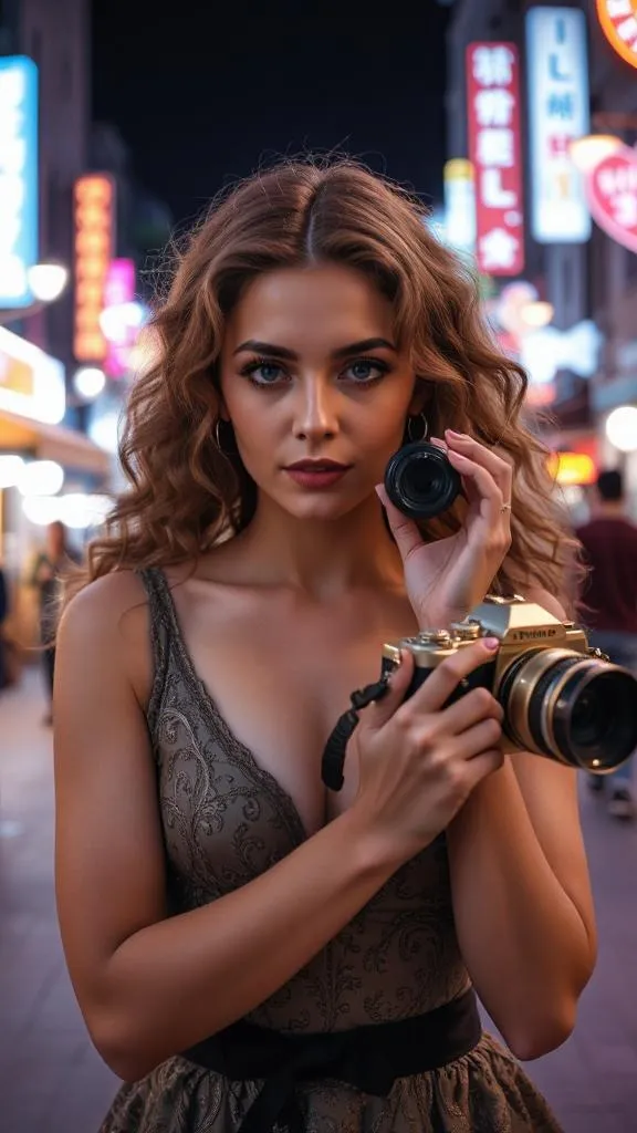 ai character: Tina James background