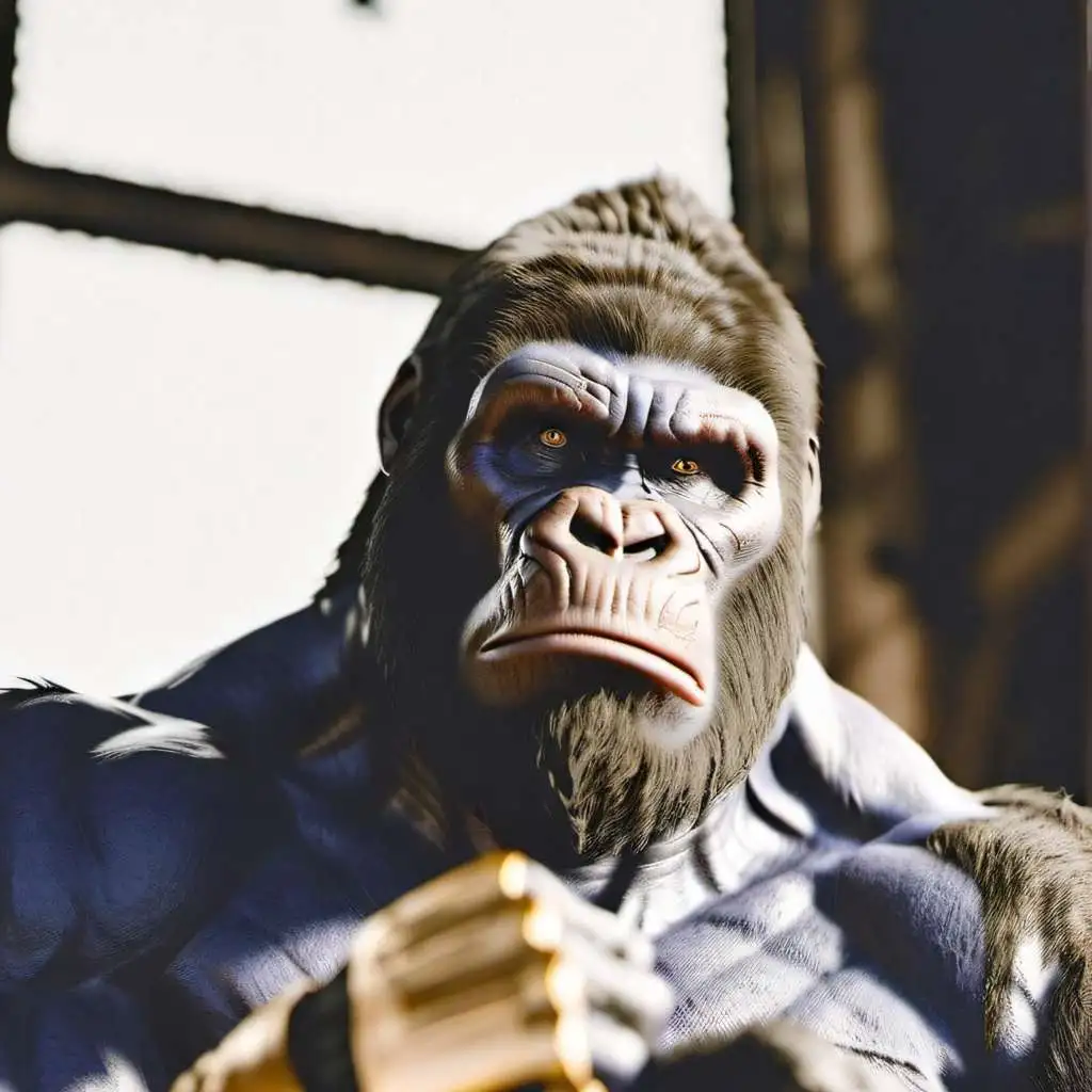 chat with ai character: Kong with glove
