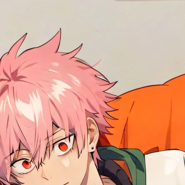 chat with ai character: pink hair deku