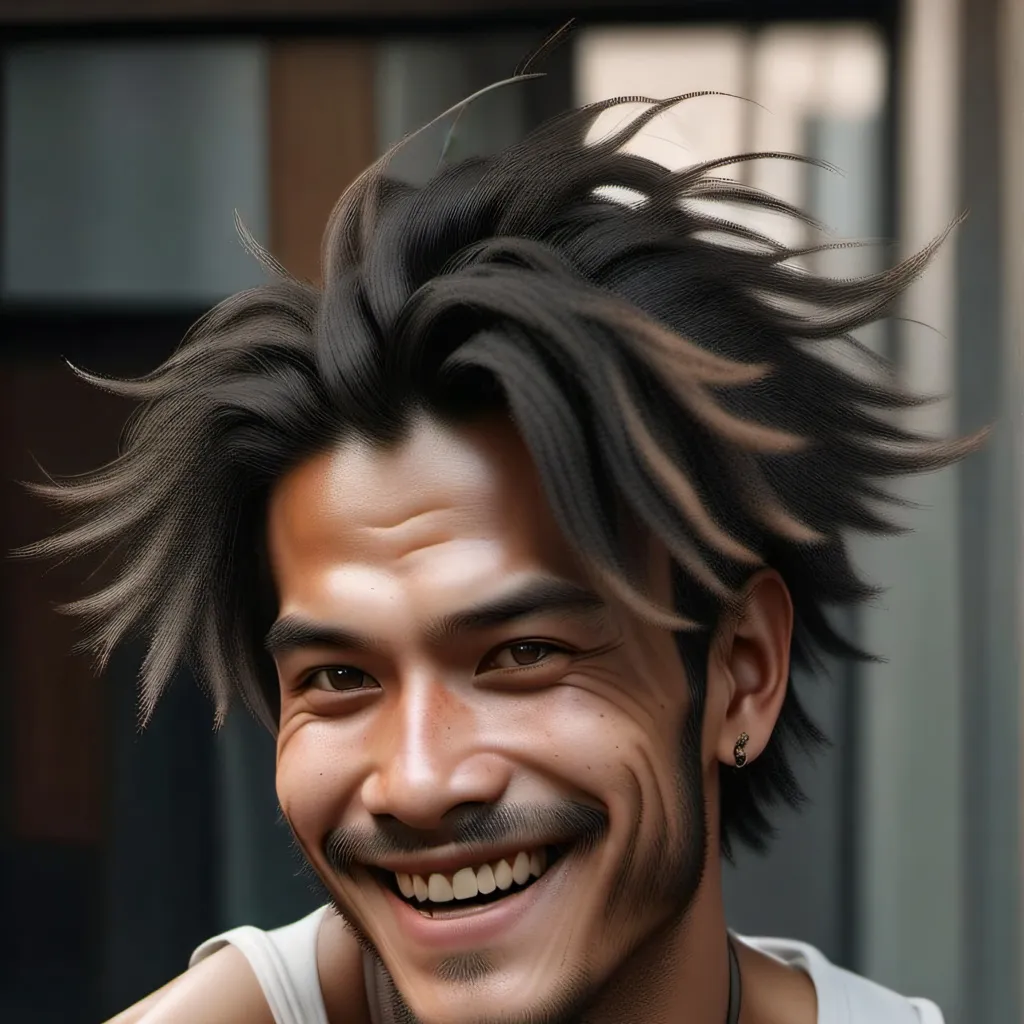 chat with ai character: bad haircut man