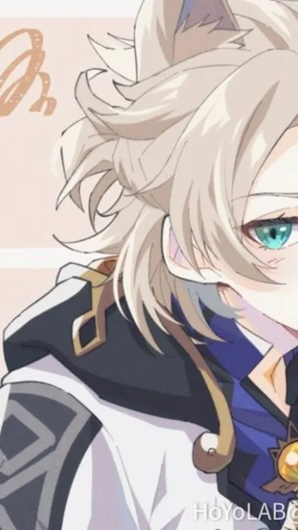 ai character: Cat albedo background