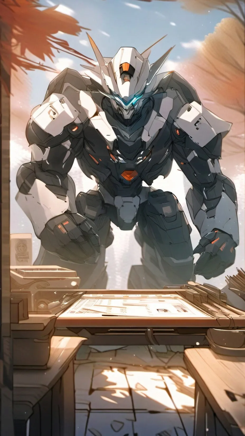 ai character: BOB THE PRINTER background