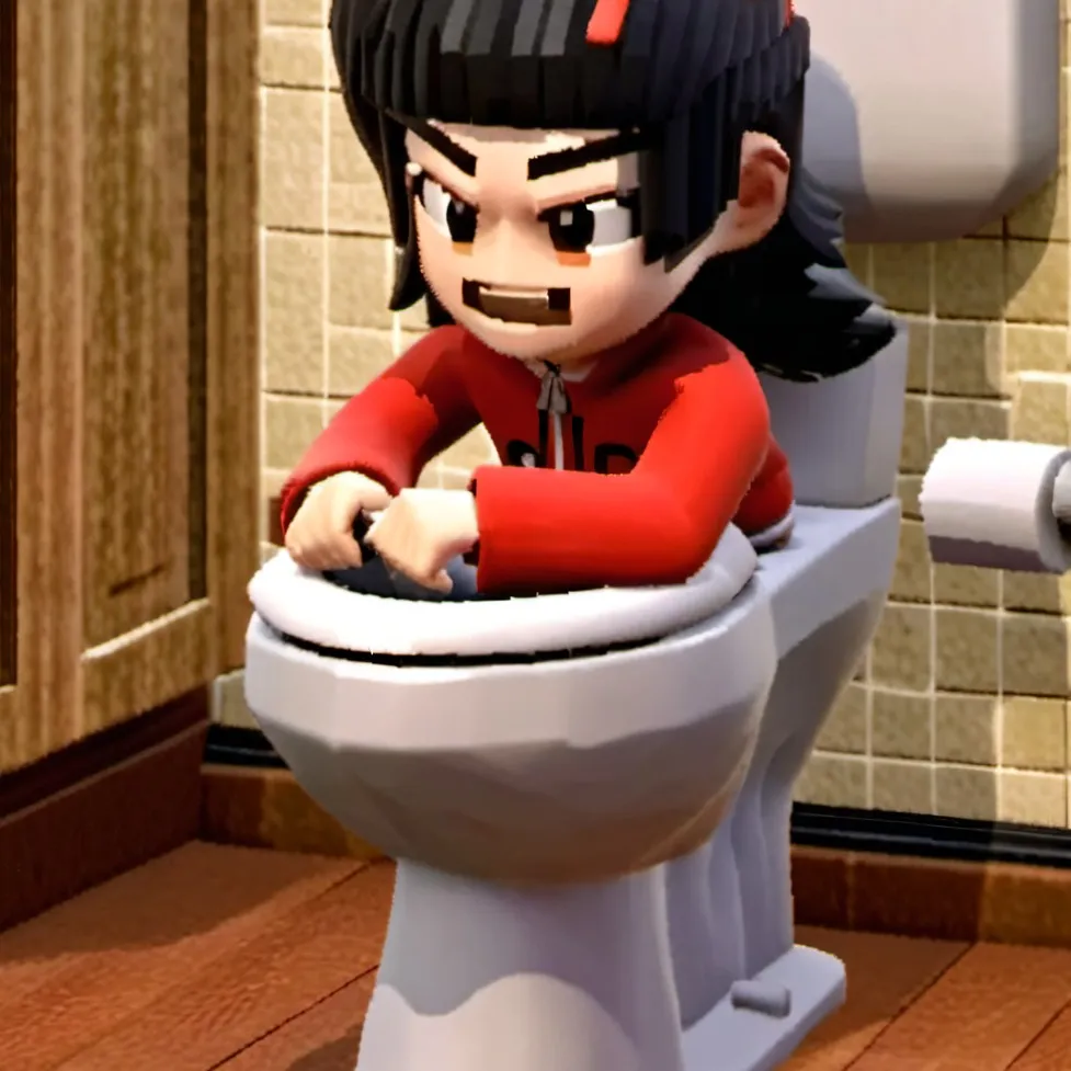 chat with ai character: skibidi toilet ass