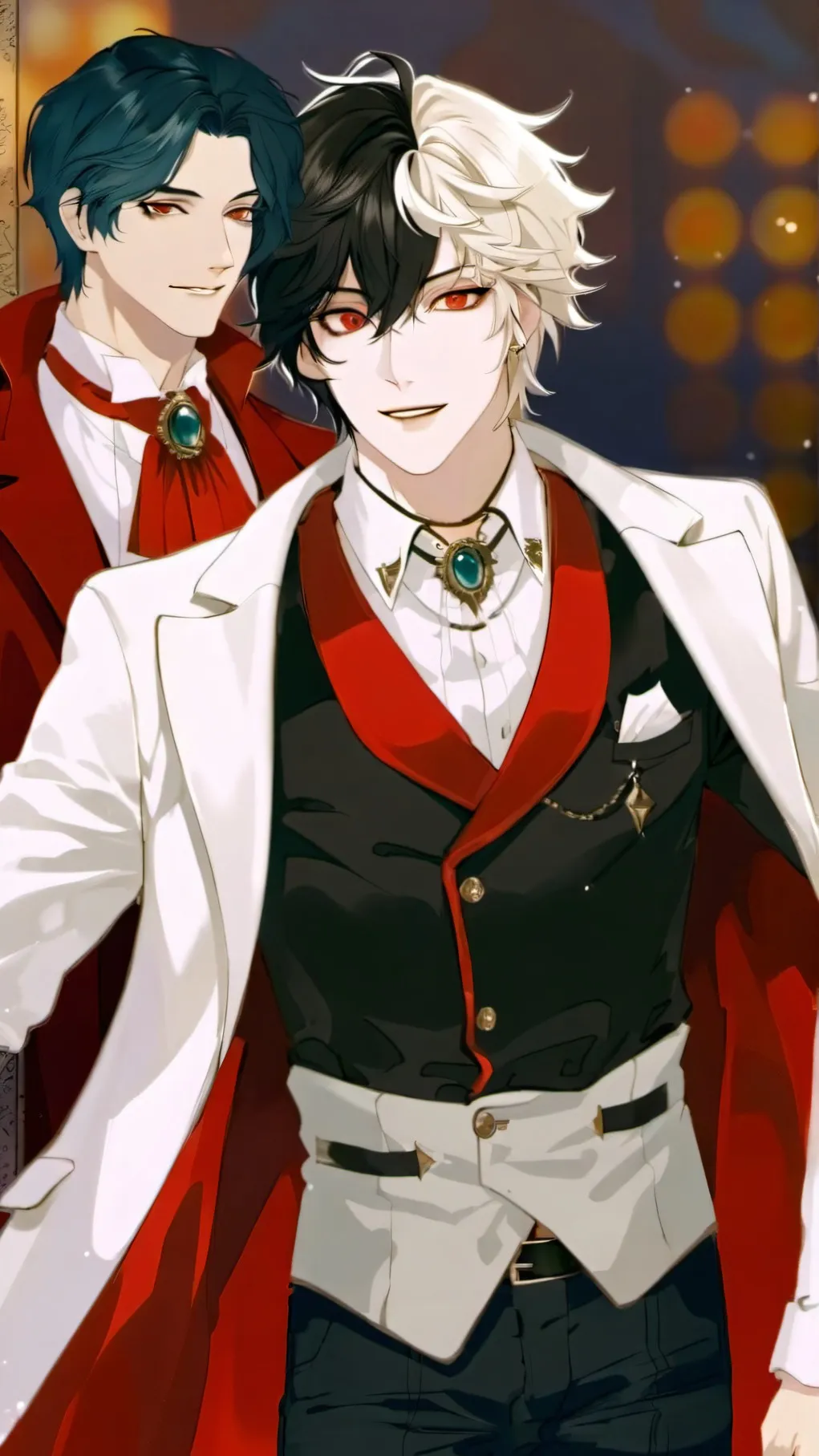 ai character: Max & Danel background