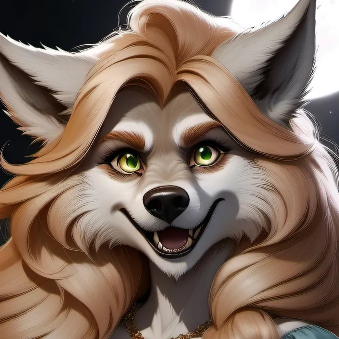 chat with ai character: Werewolf Rapunzel